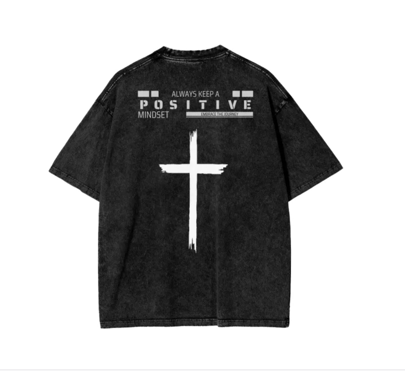 REP X Pump Cover Acid Wash Oversize T-Shirt